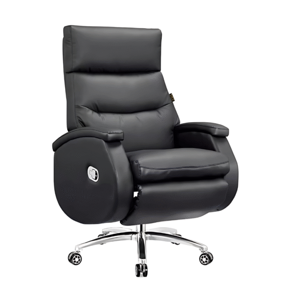Executive Reclining Office Chair – Black Edition